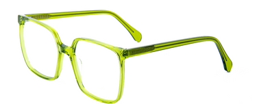 Women Cristal Eyeglasses: Whitney - Green - SpaceSMART Eye Clinic (Diagonal View)